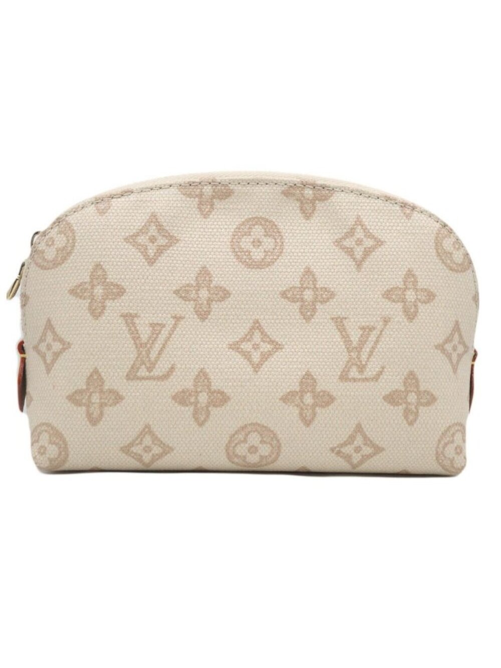 Louis Vuitton Pochette Cosmetic PM Pouch Mini Bag Beige - Picture 1 of 10